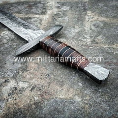 Damascus Steel viking sword / Hunting Knife  (SW-16)