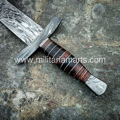 Damascus Steel viking sword / Hunting Knife  (SW-16)