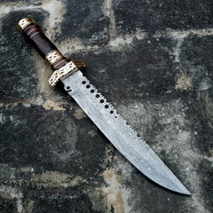 Damascus Steel viking sword / Hunting Knife  (SW-05)