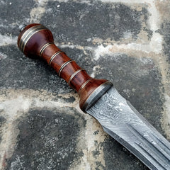 Damascus Steel viking sword / Hunting Knife  (SW-04)