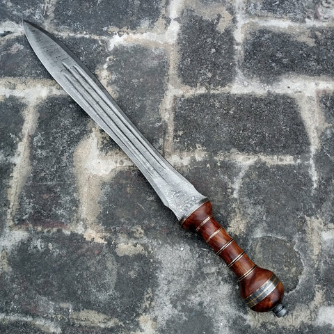 Damascus Steel viking sword / Hunting Knife  (SW-04)