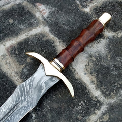 Damascus Steel viking sword / Hunting Knife  (SW-03)