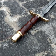 Damascus Steel viking sword / Hunting Knife  (SW-03)