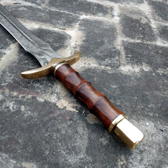 Damascus Steel viking sword / Hunting Knife  (SW-03)