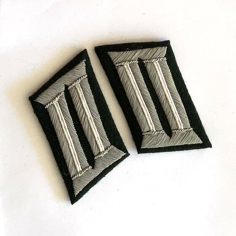 WH Collar Tabs Army Officer Infantry Collar Tabs - Repro (WW-174)