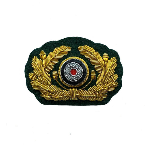 WH hand-embroidered army general peaked cap badge - repro (WW-200)