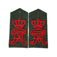 WW1 epaulettes in the German Empire Shoulder boards with loop (WW-40)