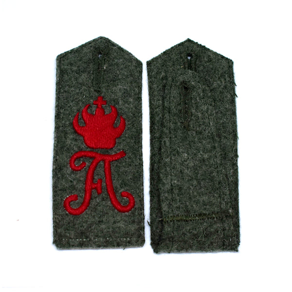 WW1 epaulettes in the German Empire Shoulder boards with loop (WW-39 ...