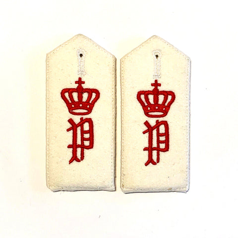 WW1 epaulettes in the German Empire Shoulder boards with loop (WW-21)
