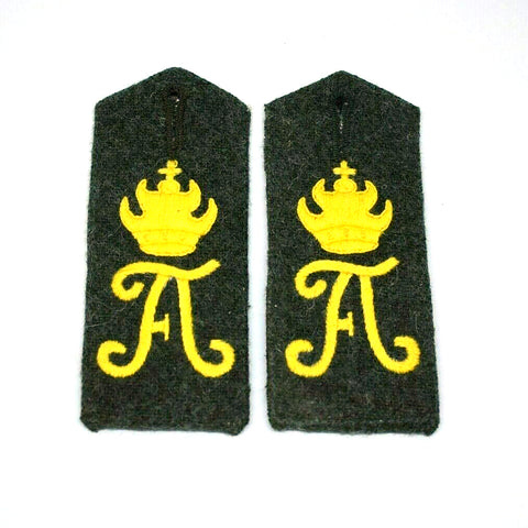 WW1 epaulettes in the German Empire Shoulder boards with loop (WW-36)