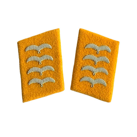WW2 Luftwaffe Staff Sergeant Flieger Collar Tabs Repro 1 pair (WW-193)