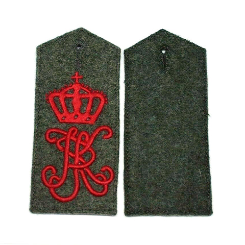 WW1 epaulettes in the German Empire Shoulder boards with loop (WW-30)