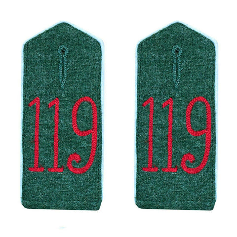 WW1 epaulettes in the German Empire Shoulder boards with loop (WW-13)
