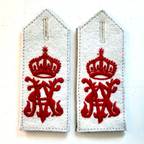WW1 epaulettes in the German Empire Shoulder boards with loop (WW-47)