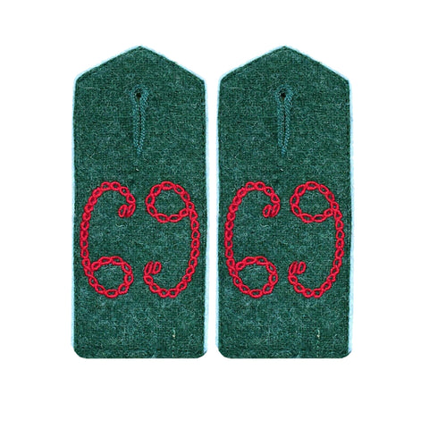 WW1 epaulettes in the German Empire Shoulder boards with loop (WW-52)